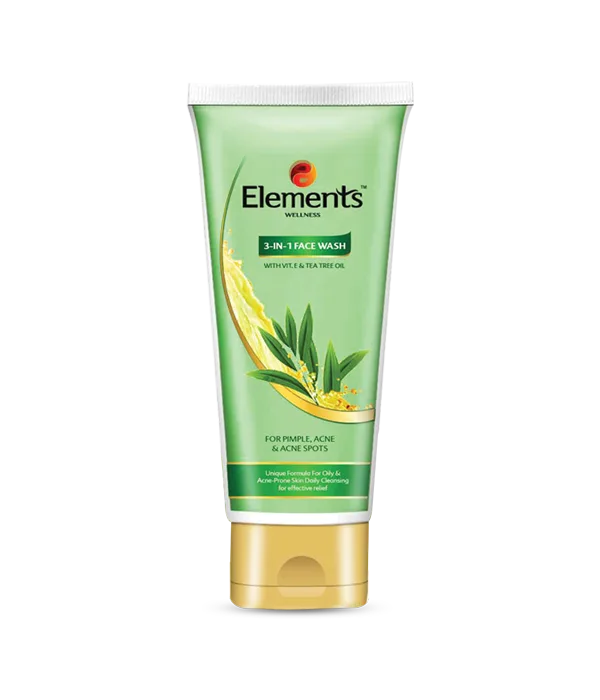 Elements Wellness 3-In-1 Face Wash 60g
