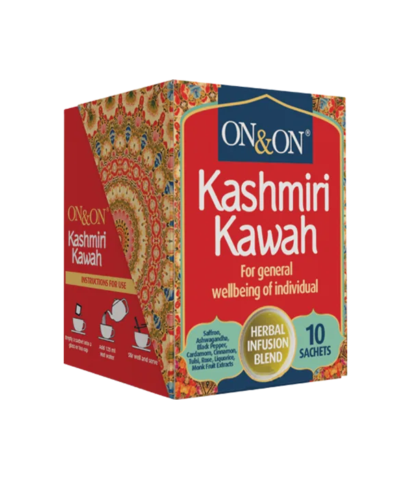 On & On Kashmiri Kahwa Herbal Infusion Blend 10 Sachets