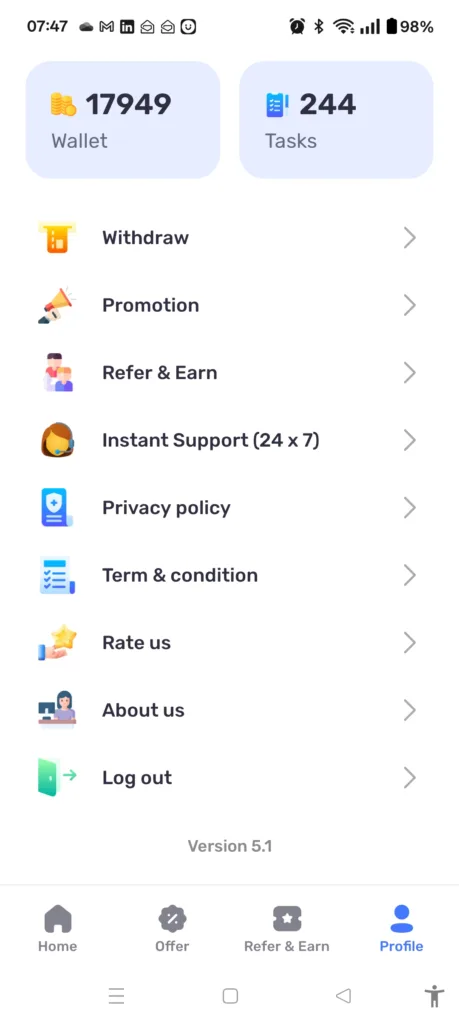 1Apportunity app earn  money watch videos 