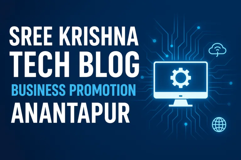 sree krishna tech blog business promotion available through my website 2025