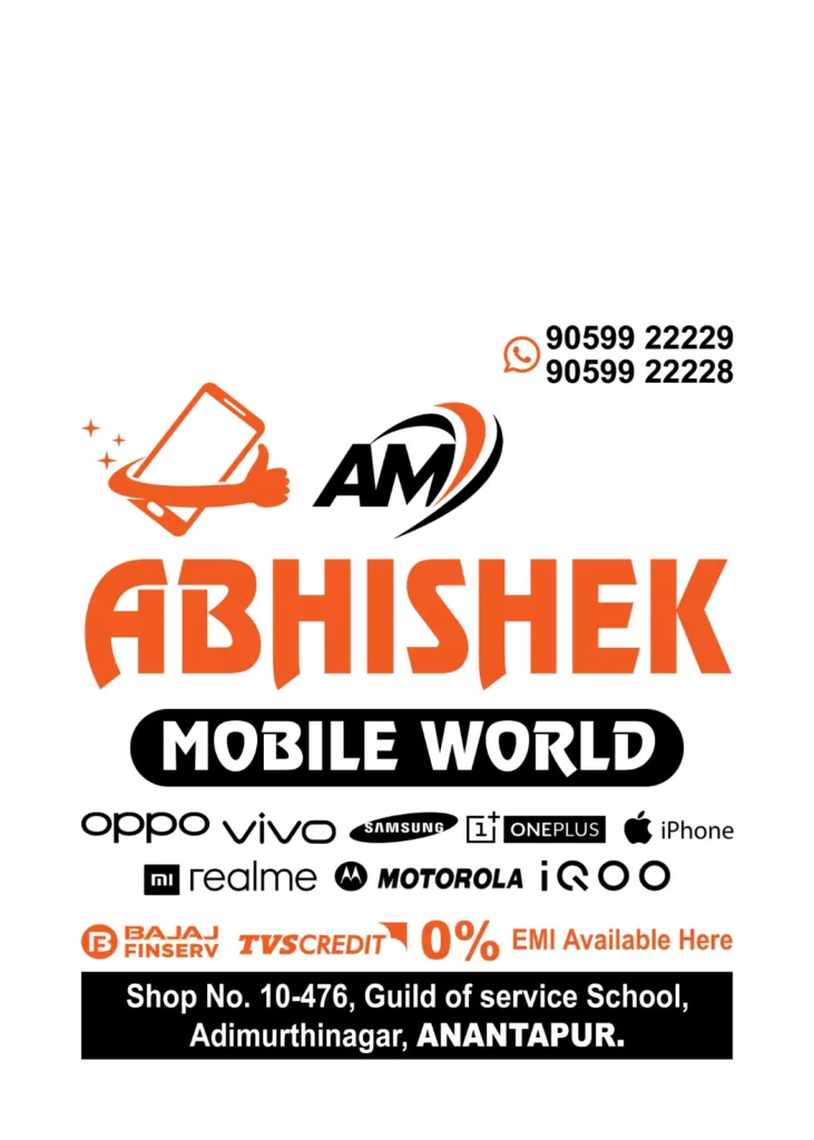abhishek mobile world new and old mobiles best prices available anantapur 