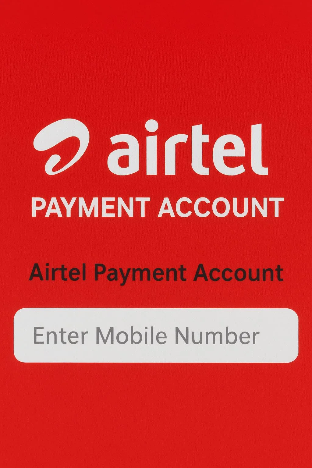 Airtel payment account - Do kyc 2025