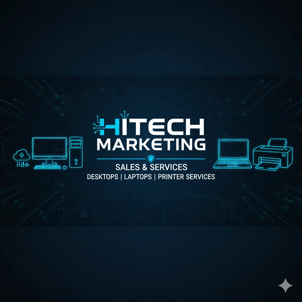 Hitech marketing sales and services desktops and laptops printer services best prices used new laptops available anantapur 2025