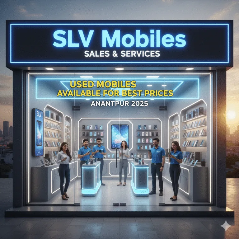 Slv Mobiles sales and services used mobiles available for best prices anantapur 2025