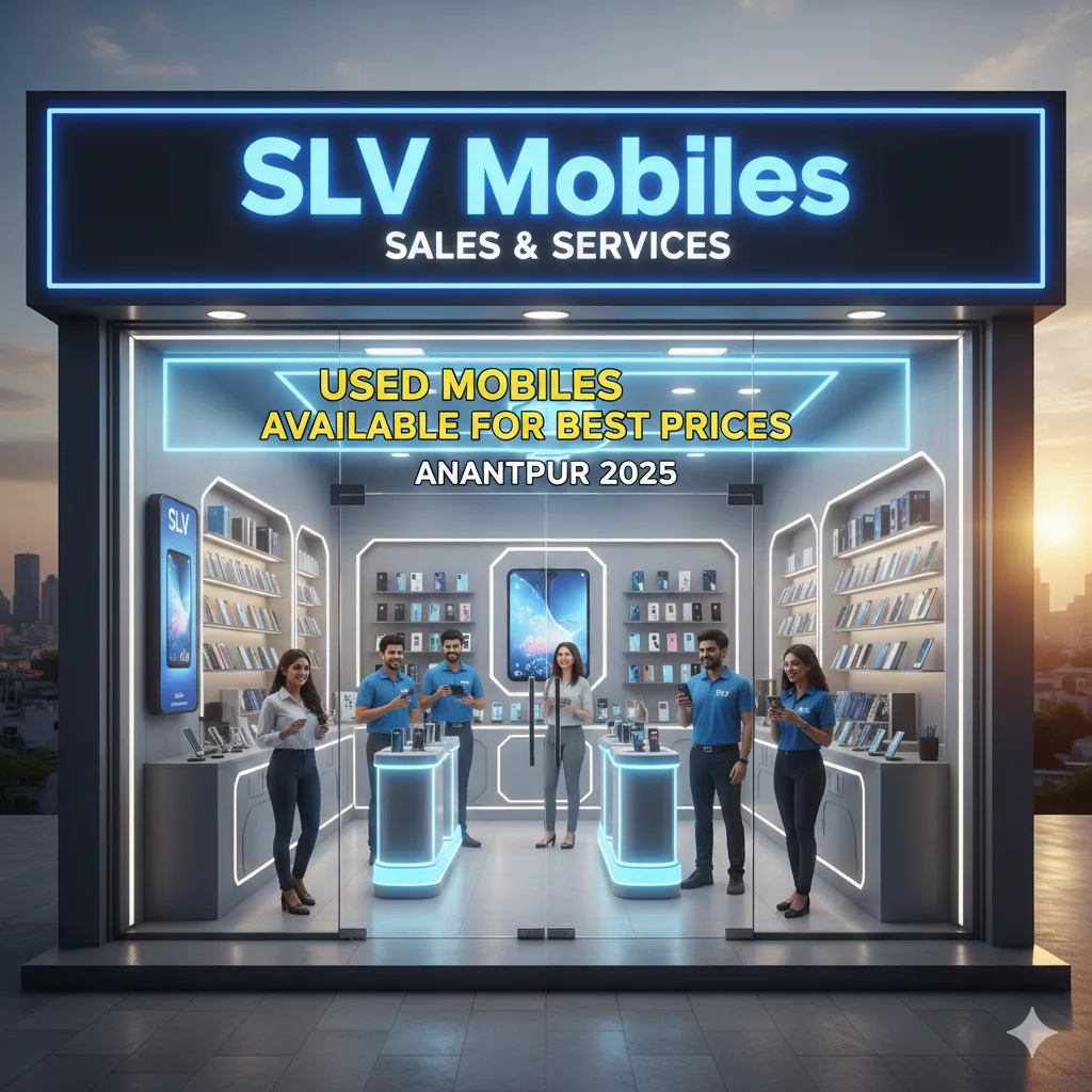 Slv Mobiles sales and services used mobiles available for best prices anantapur 2025