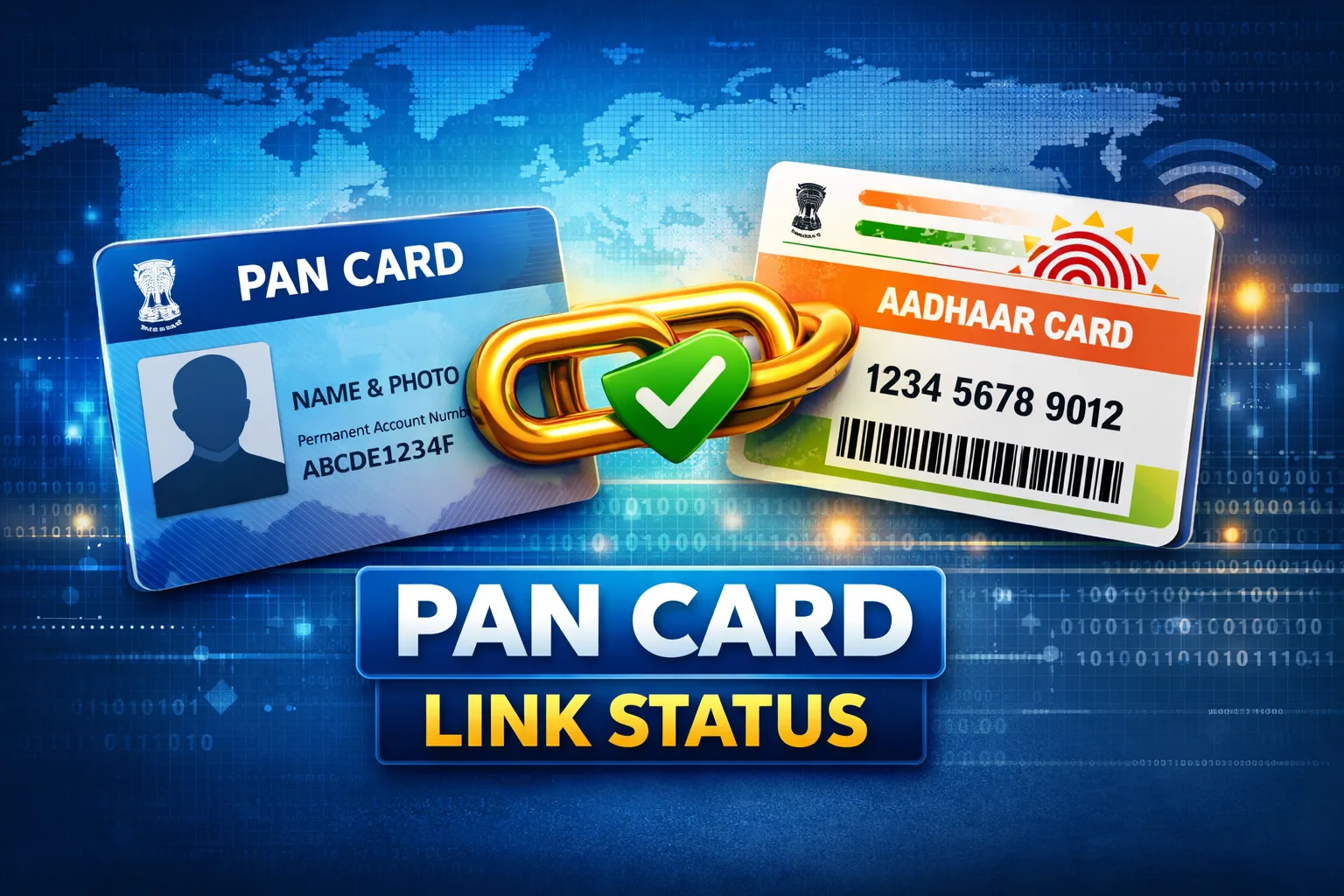 pan card aadhar card link status in telugu