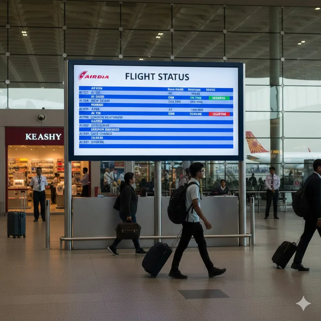 air india flight status  2025 