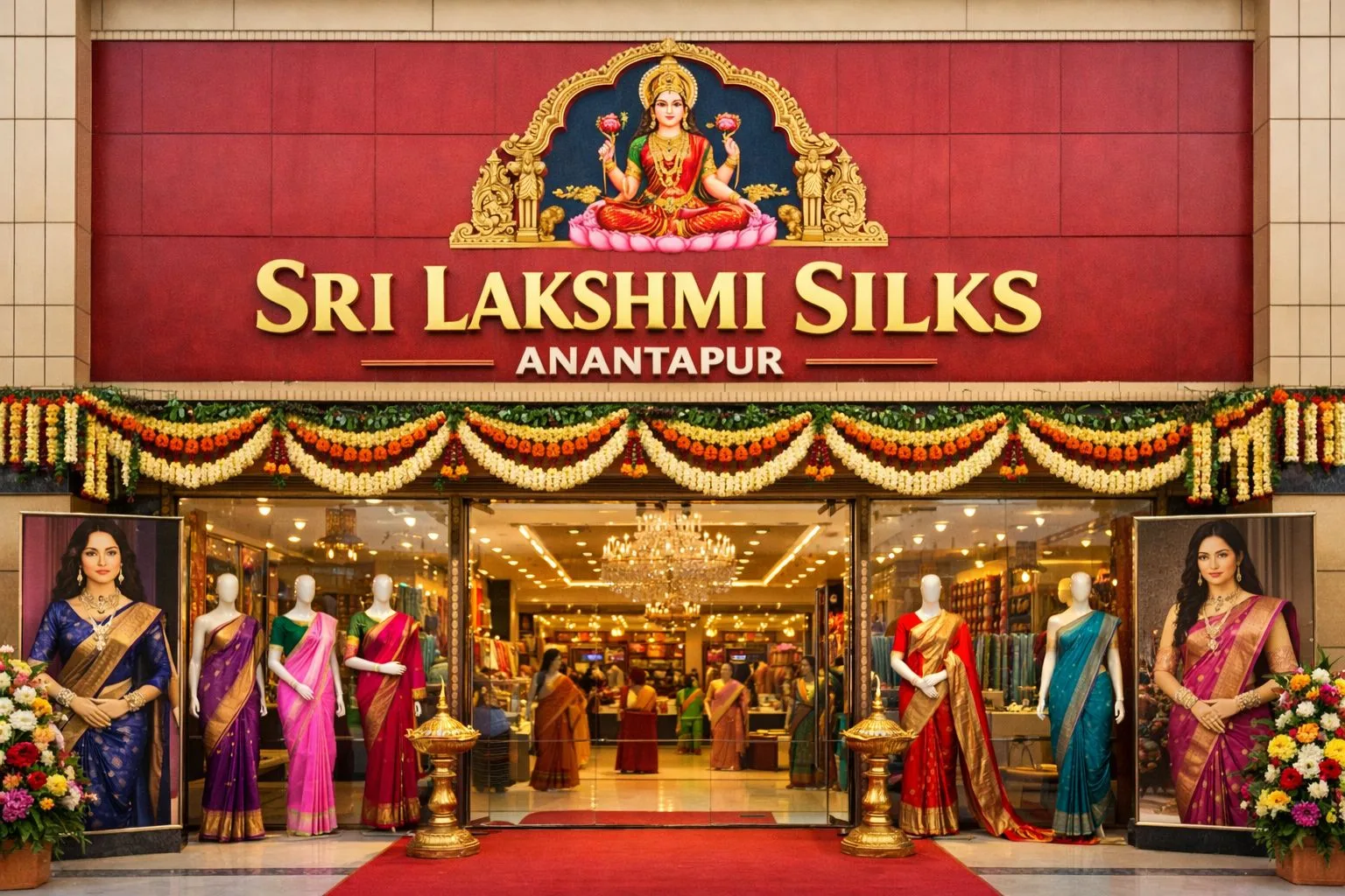 Sri lakshmi Silks best prices all clothes store Anantapur 2026