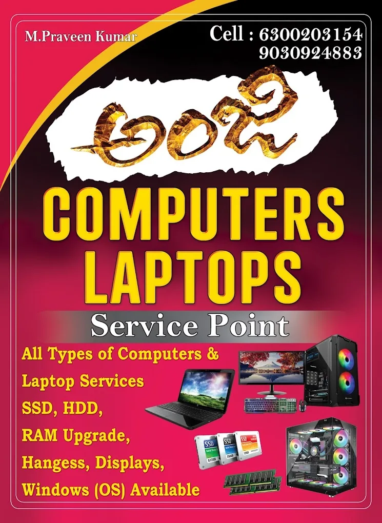 Anji Computers & Laptops sales and services best price anantapur 2026