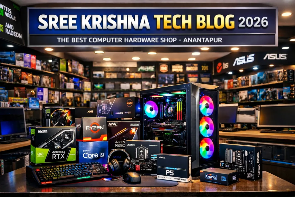 the best computer hardware shops Anantapur  Sree Krishna tech blog 2026