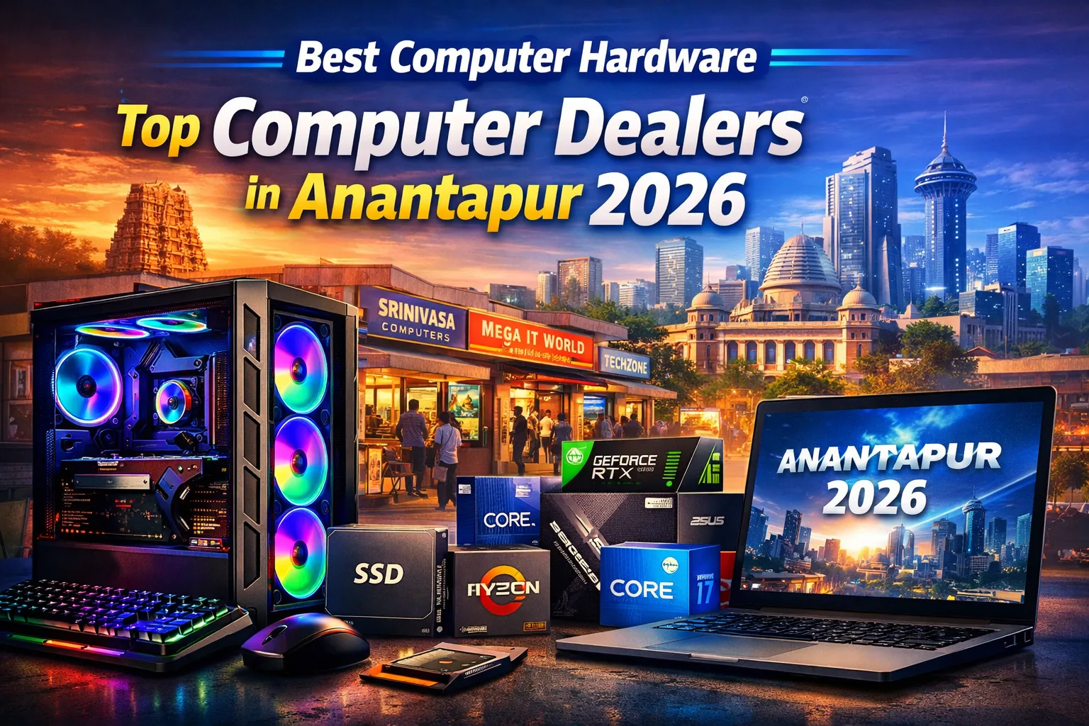 best computer hardware Top Computer Dealers in Anantapur shops 2026